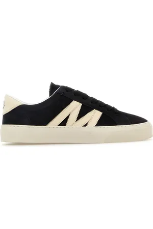 Moncler Sneakers Monaco 2 in pelle scamosciata blu notte UOMO