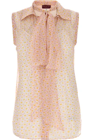 Gucci Camicia in crepe stampato DONNA