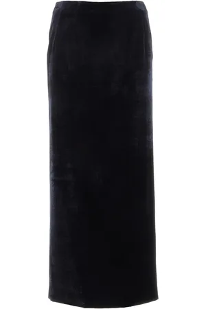 Fendi Gonna in velluto blu notte DONNA