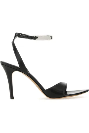 Isabel Marant Sandali Yluan in pelle nera DONNA