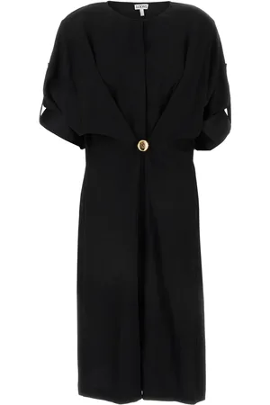 Loewe Abito Pebble in crepe nero DONNA