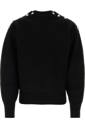 Salvatore Ferragamo Maglione in misto lana nera UOMO