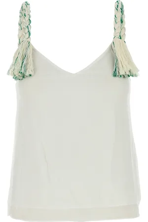 J.W.Anderson Top in tulle bianco DONNA