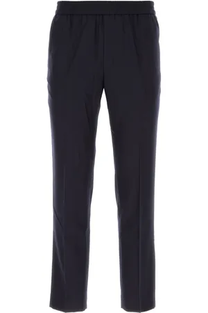 Harmony Pantalone Paolo in lana blu notte UOMO