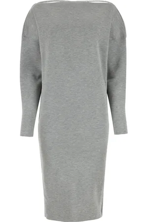 Gucci Abito in misto lana stretch grigia DONNA