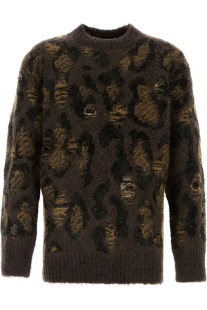 JUNYA WATANABE Maglione in misto lana ricamato UOMO