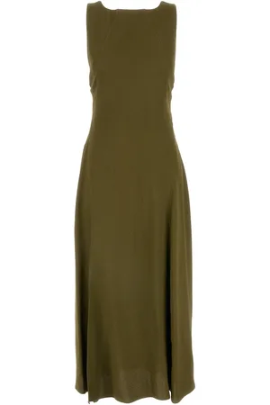 Fendi Abito in sablé verde oliva DONNA