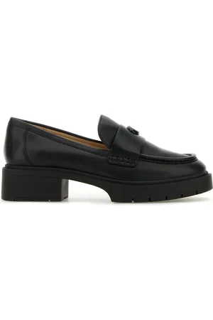 Coach Mocassini Leah in pelle nera DONNA