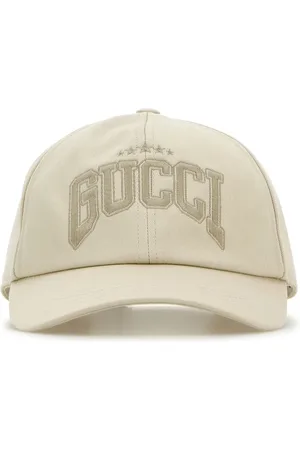 Gucci Cappello da baseball in cotone avorio UNISEX