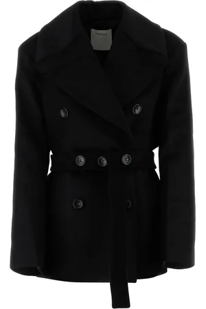 Sportmax Cappotto Orchis in lana nera DONNA