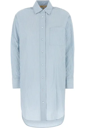 Michael Kors Abito chemisier in chambray ricamato DONNA