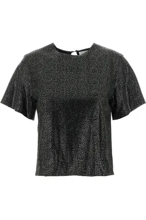 GIUSEPPE DI MORABITO T-shirt in viscosa decorata DONNA