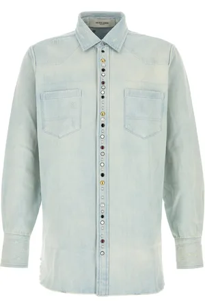 Golden Goose Camicia Axel in denim UOMO