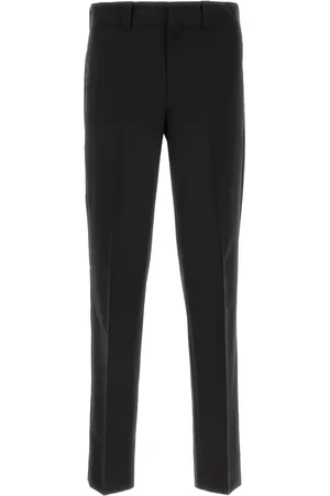 Prada Pantalone in misto lana nera UOMO