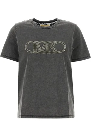 Michael Kors T-shirt in cotone nero DONNA