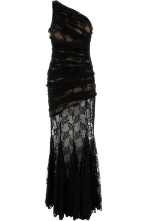 GIUSEPPE DI MORABITO Abito lungo in pizzo nero DONNA