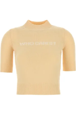 Sportmax Maglione Renon in misto lana gialla DONNA