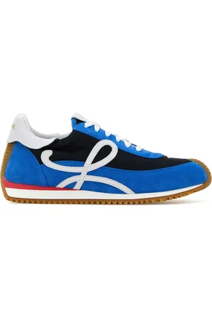 Loewe Sneakers Flow Runner multicolor in pelle scamosciata e nylon UOMO