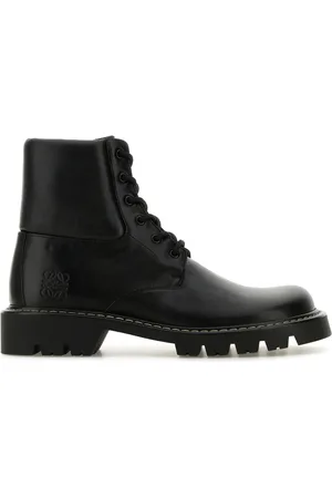 Loewe Stivaletti Sierra in pelle nera UOMO