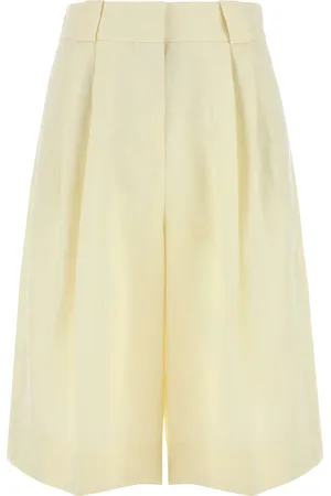 Blaze Bermuda Odin in lino giallo pastello DONNA