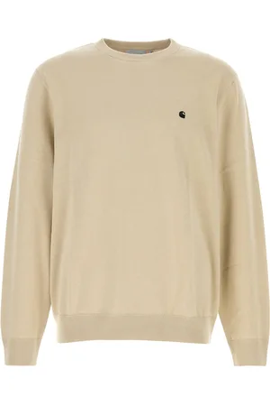 Carhartt Madison Sweater in cotone beige UOMO