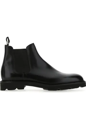 JOHN LOBB Stivaletti Lawry in pelle nera UOMO