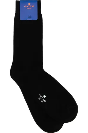 Gallo Calze in misto cotone stretch nero UOMO