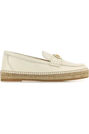 VALENTINO GARAVANI Espadrillas VLogo Signature in pelle bianca DONNA