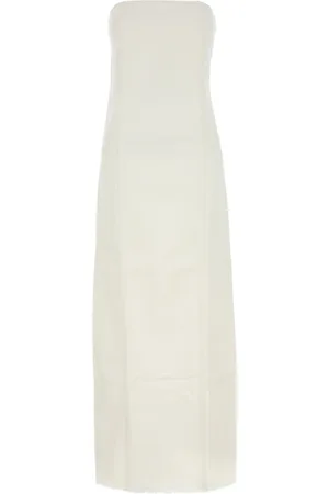 Lois Abito Reba in denim bianco DONNA