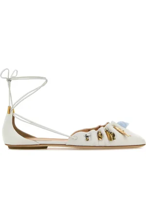 Chloé Ballerine Sea Treasures in pelle bianca DONNA