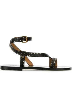Isabel Marant Sandali Jopee in pelle nera DONNA