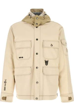 Moncler Piumino Kelpius in denim sabbia UOMO