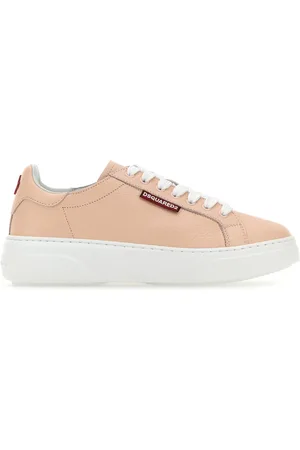 Dsquared2 Sneakers Bumper in pelle rosa chiaro DONNA