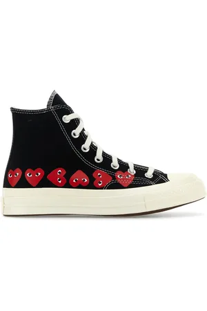 Comme des Garçons Sneakers Comme Des Garçons X Converse in tela nera DONNA