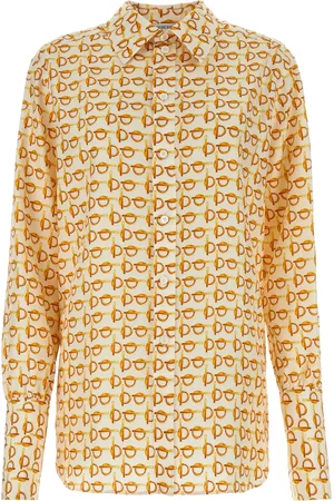 Burberry Camicia B in seta stampata DONNA