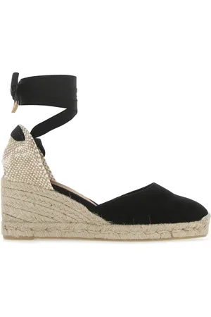 Castaner Zeppe Carina in tela nera DONNA