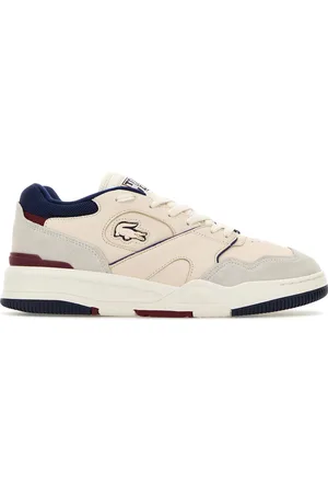 Lacoste Sneakers Lineshot in pelle avorio UOMO