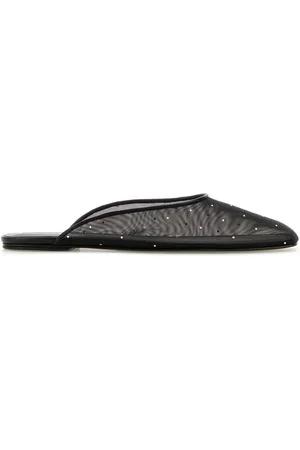 MAGDA BUTRYM Slippers in rete nera DONNA