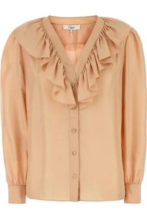 Chloé Camicia in raso pesca DONNA
