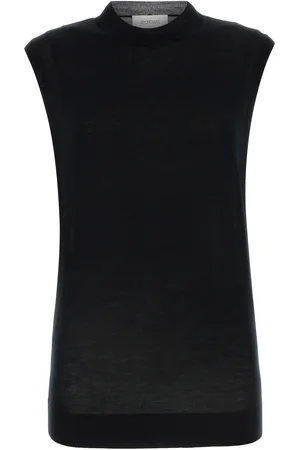 Sportmax Top Odissea in misto lana nera DONNA
