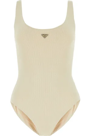 Prada Costume intero in nylon stretch decorato DONNA