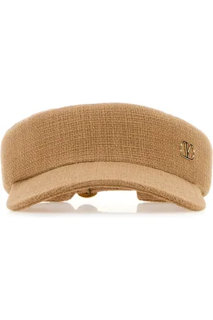 VALENTINO GARAVANI Visiera in cotone beige UOMO