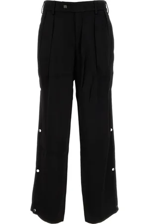 AMIRI Pantalone in viscosa nera UOMO