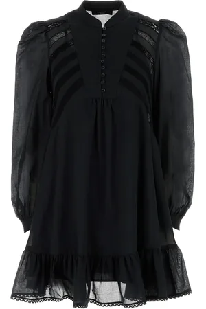 Max Mara Abito Asteri1234 in cotone nero DONNA