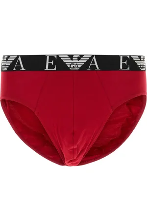 Emporio Armani Set di slip in cotone stretch multicolor UOMO
