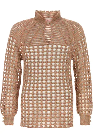 VALENTINO GARAVANI Maglione in crochet multicolor UOMO