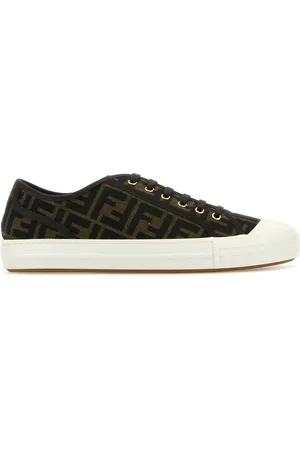 Fendi Sneakers Domino in tela ricamata UOMO