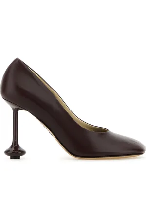 Loewe Scarpe con tacco Toy in pelle bordeaux DONNA