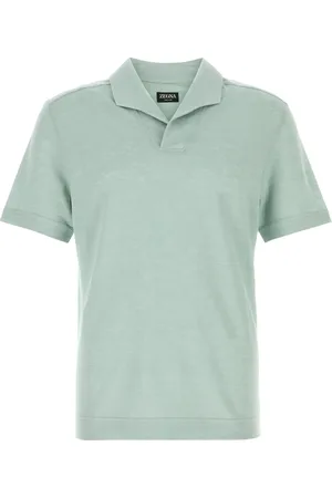Ermenegildo Zegna Polo in lino carta da zucchero UOMO