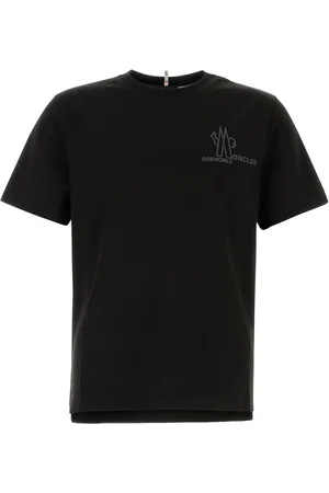 Moncler T-shirt in cotone nero UOMO
